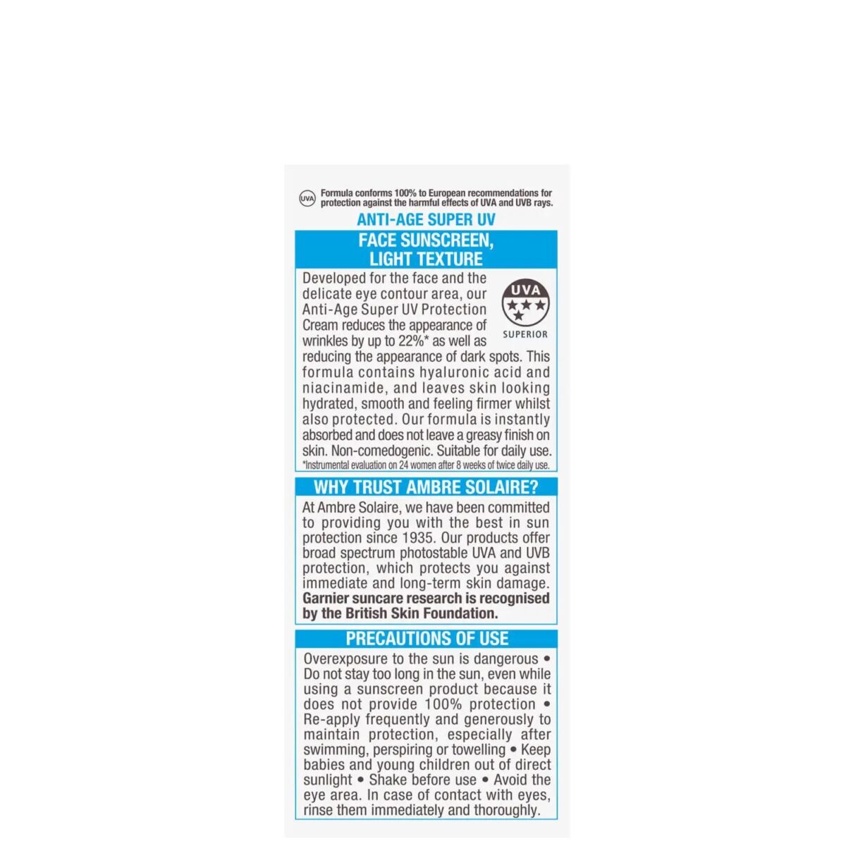 Garnier Ambre Solair 1055f1e9e05ab73208bb39708803f302