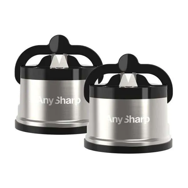 Anysharp Pro Metal Knife Sharpener with Suction, 2 Pack in 3 Colours - Image 14