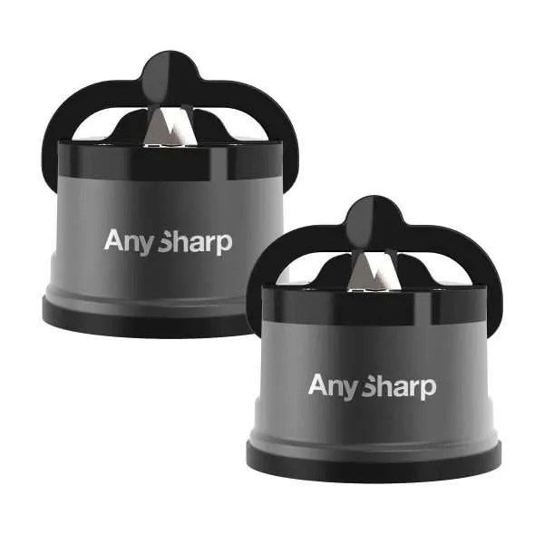 Anysharp Pro Metal Knife Sharpener with Suction, 2 Pack in 3 Colours - Image 2