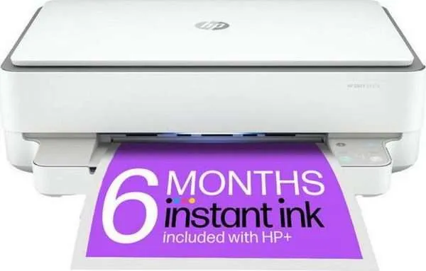 HP ENVY 6032e All-in-One Wireless Inkjet Printer and Instant Ink with HP+