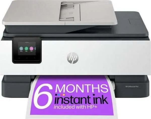 HP OfficeJet Pro 8124e All-in-One Wireless Inkjet Printer and Instant Ink with HP+