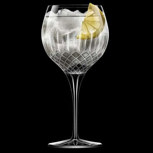 Luigi Bormioli Diamante Crystal Gin Glasses, 650ml, 8 Pack - Image 4