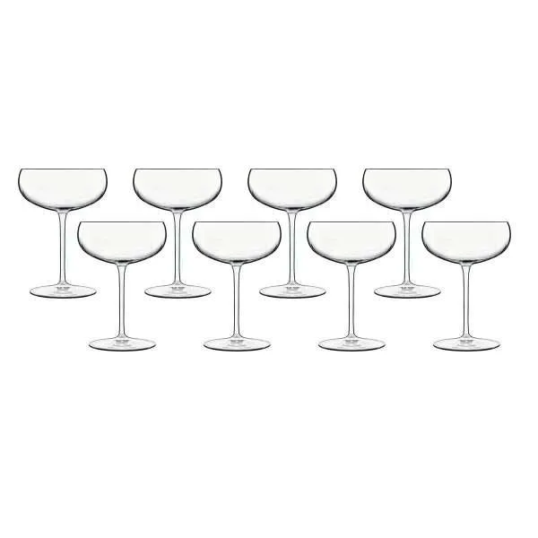 Luigi Bormioli Talismano Crystal Martini Glasses, 300ml, 8 Pack - Image 2