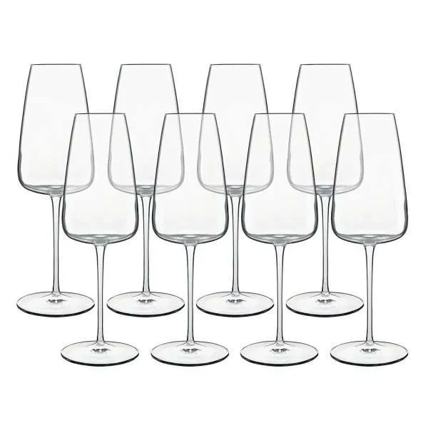 Luigi Bormioli Talismano Crystal Flute Glasses, 400ml, 8 Pack - Image 2