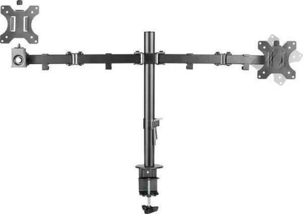 PROPERAV PB096 Dual Arm Full Motion 17-34  Monitor Desk Mount - Image 2