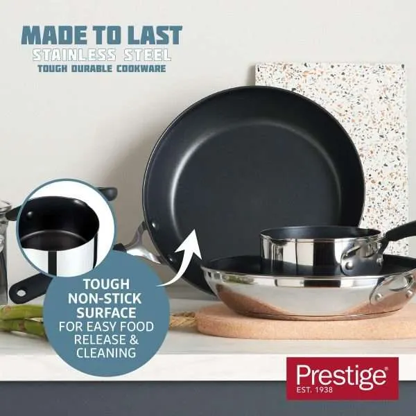 Prestige Stainless Steel Cookware Set, 13 Piece - Image 4