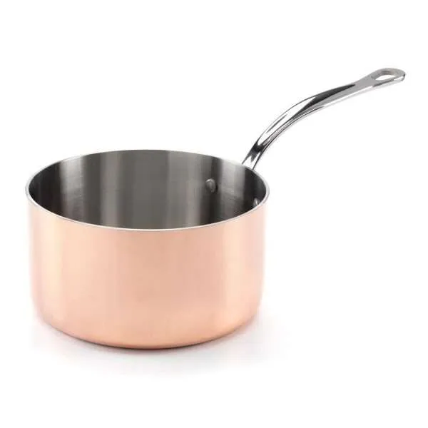 Samuel Groves Copper Induction Saucepan with Lid, 18cm - Image 4