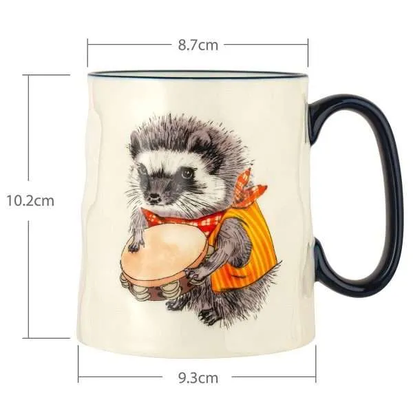 Signature Housewares Orchestra Animal Mugs, 414ml, 6 Pack - Image 3