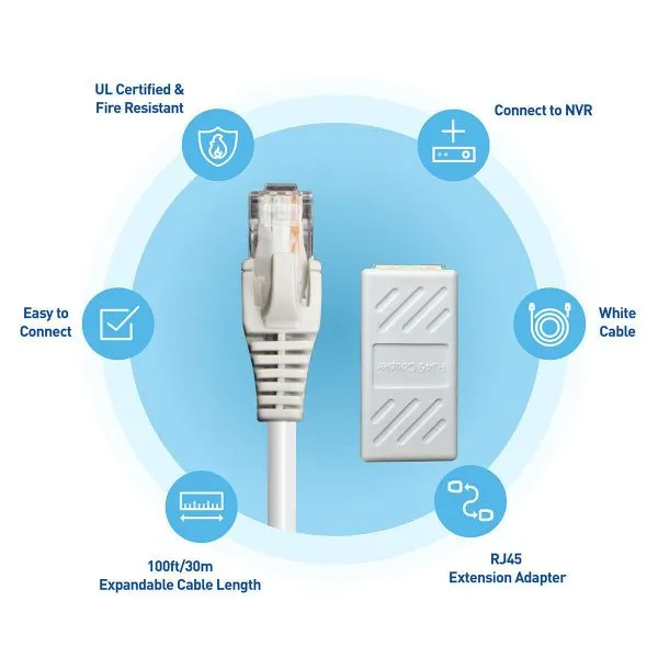 Swann 30m/100ft Network Extension Cable, SWNHD-30MCAT5E-GL - Image 4