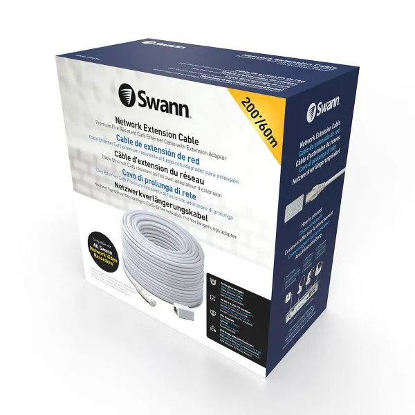 Swann 60m/200ft Network Extension Cable, SWNHD-60MCAT5E-GL - Image 8