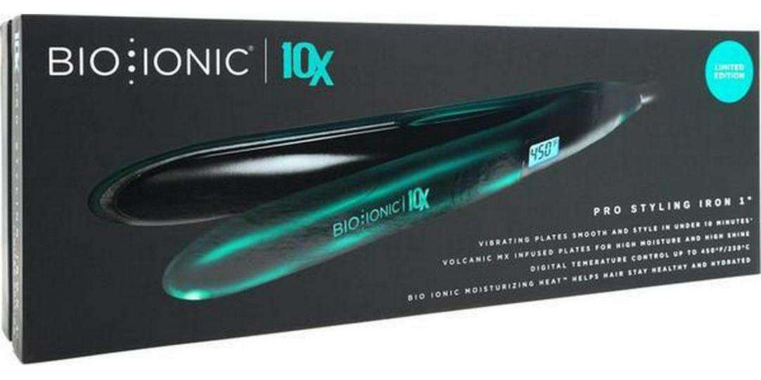 BIO IONIC 10X PRO Hair Straightener Green Think Assemble