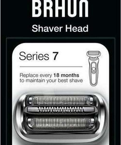 BRAUN Series 7 73S Electric Shaver Head Replacement - Silver