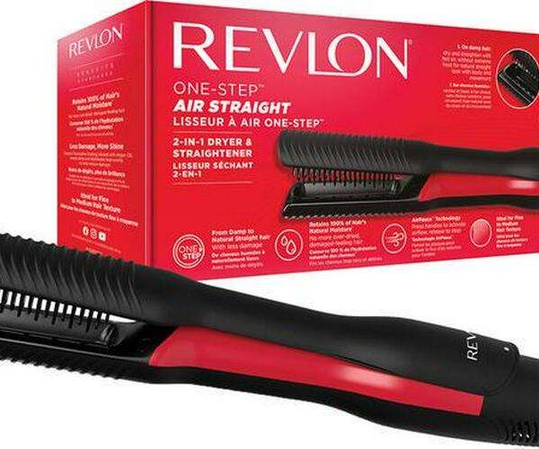 REVLON One Step Air Straight Hair Straightener - Black