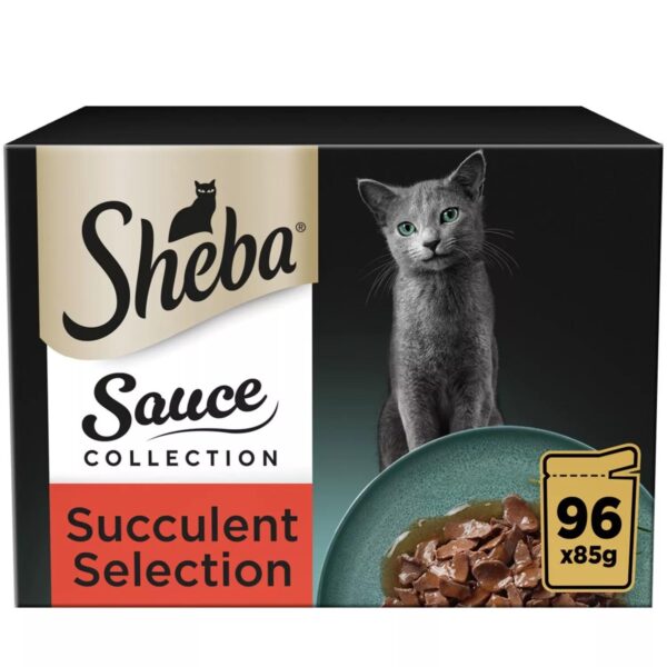 96 x 85g Sheba Sauce 578d15a2dc13d4a84924403f594f866a 1