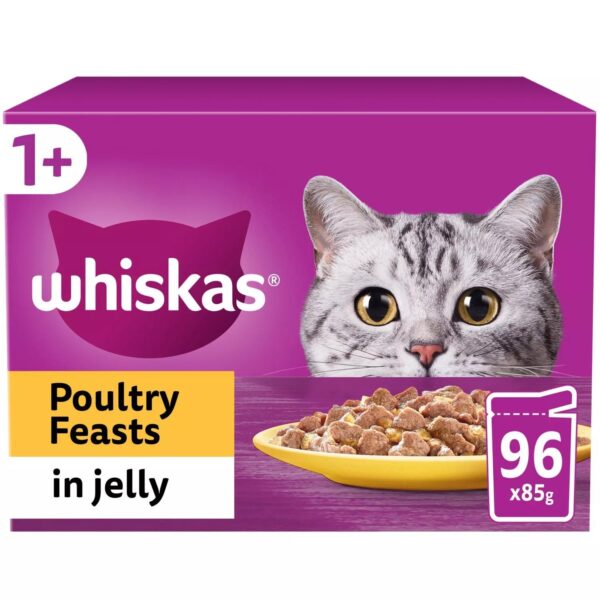 96 x 85g Whiskas 1 P fedc7f6f74c27e603061bcdfcd7cd264 1