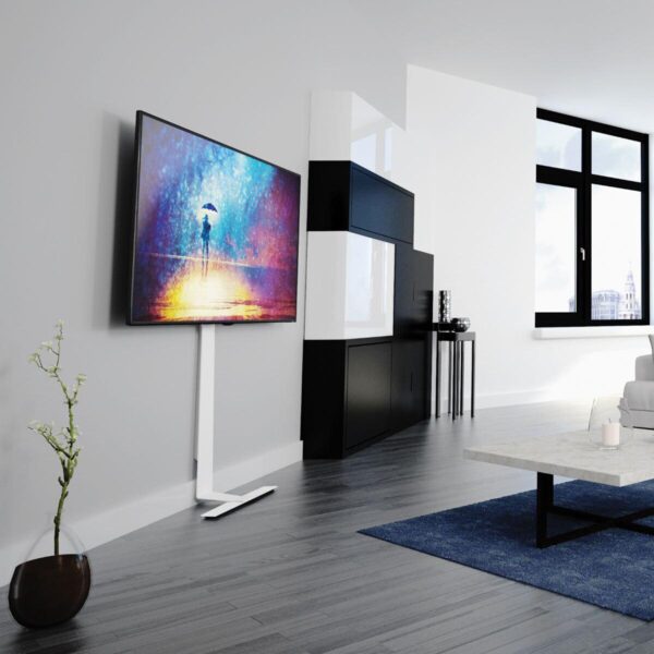 AVF Kelso Against the Wall TV Stand for TV's up to 80  in White - Image 5