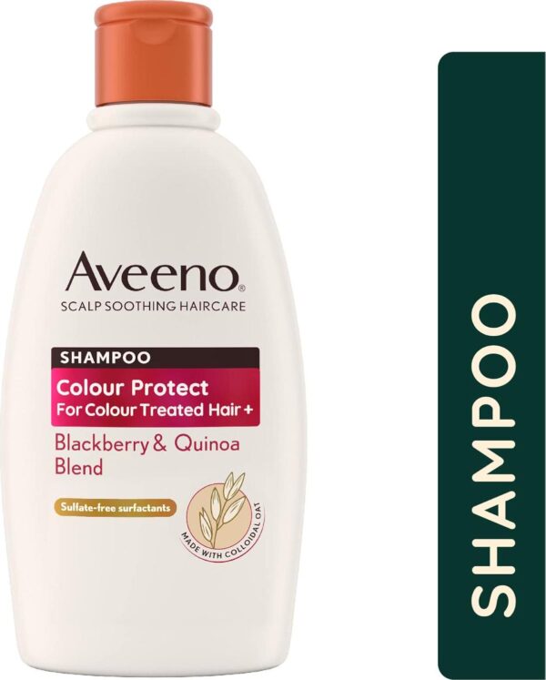 Aveeno Colour Protect Blackberry and Quinoa Scalp Soothing Shampoo for Colour Treated Hair 300ml - Image 2