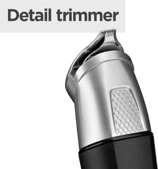 BaByliss Lithium Power 11 in 1 Multi-Trimmer, Ear and Nose Hair Trimmer, Waterproof, Black - Image 5