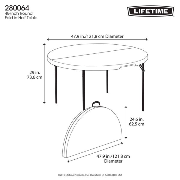 Lifetime 48 4ft Roun cf4e77eb319cb70e39b017a8fd628228