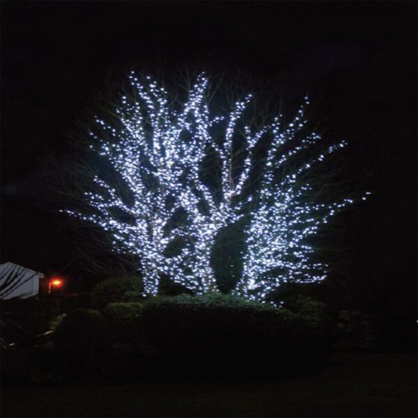 Lights4You 66ft (20m) 120 LED Ice White Outdoor String Lights - Image 4