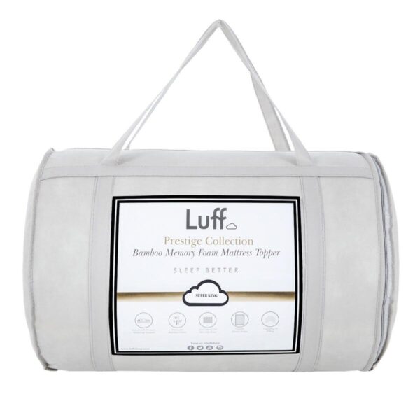 Luff Prestige Bamboo Memory Foam Mattress Topper