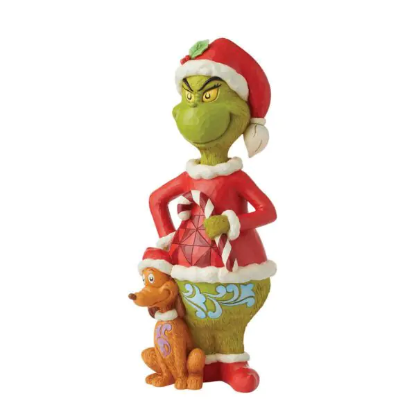 20 Inch (51cm) Grinch and Max Hand Painted Statue by Jim Shore - Image 4