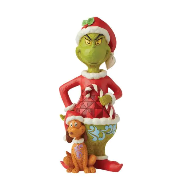 20 Inch (51cm) Grinch and Max Hand Painted Statue by Jim Shore - Image 2