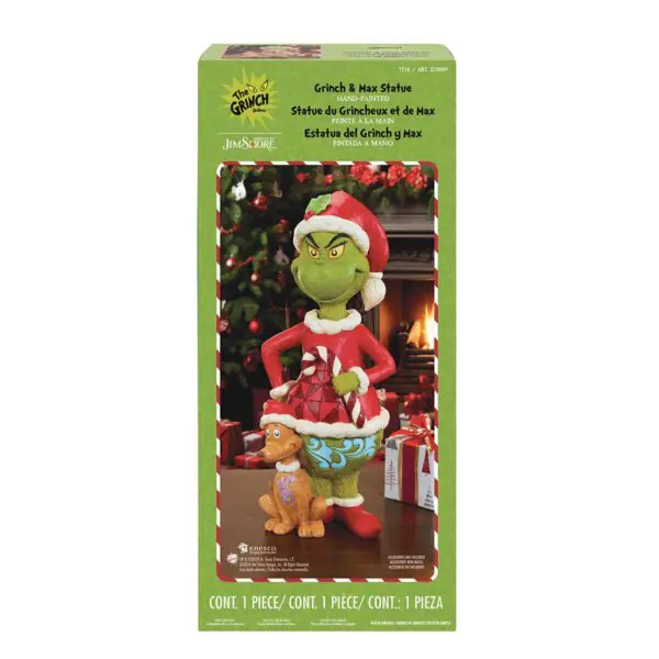 20 Inch (51cm) Grinch and Max Hand Painted Statue by Jim Shore - Image 8