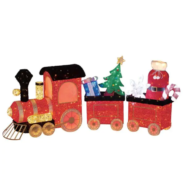 31 Inch Twinkling Train Set with 676 LED Lights - Image 3