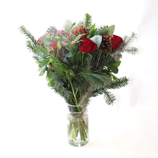 32 Stem Majestic Christmas Flower Bouquet - Image 4