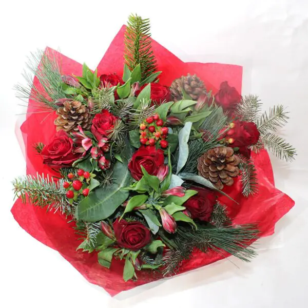 32 Stem Majestic Christmas Flower Bouquet - Image 2