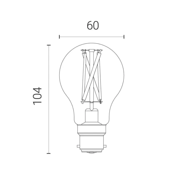 4lite WiZ Connected B22 Clear Filament Smart Bulbs 2 Pack - Image 4