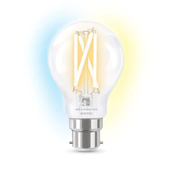 4lite WiZ Connected B22 Clear Filament Smart Bulbs 2 Pack - Image 2