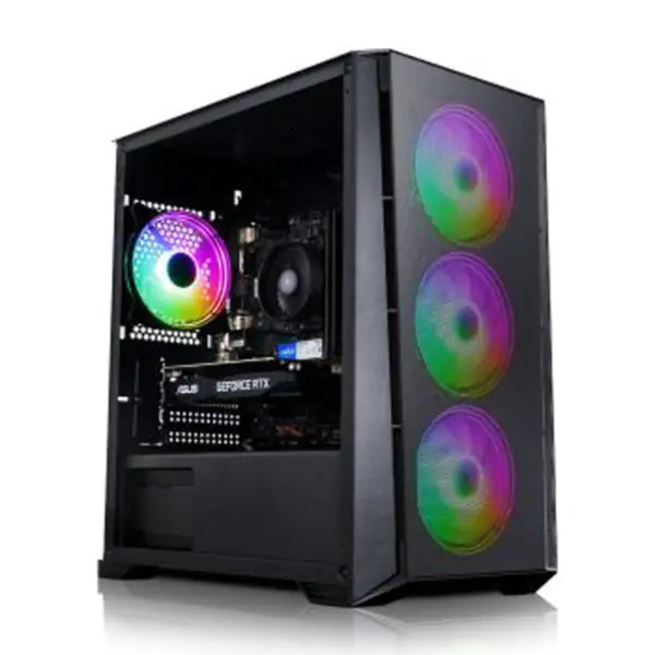 AWD-IT Mesh 5, AMD Ryzen 5, 16GB RAM, 1TB SSD, NVIDIA GeForce RTX 3060, Gaming Desktop PC Bundle - Image 4