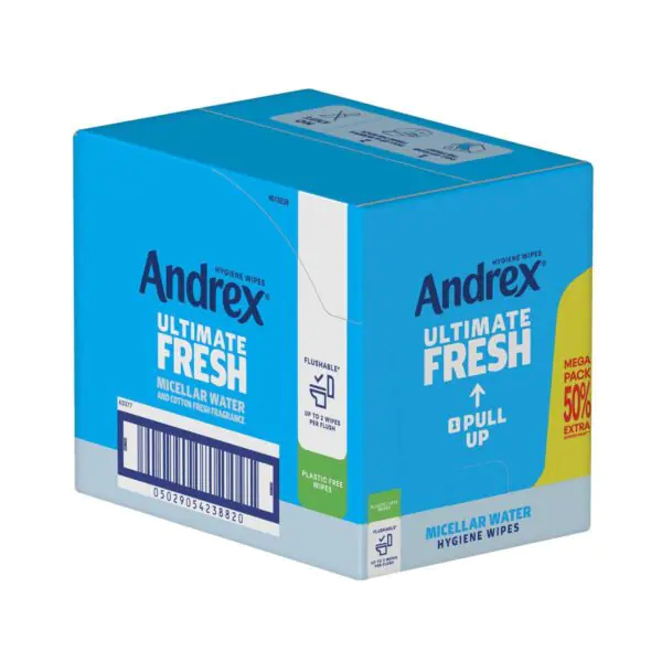 Andrex Ultimate Fresh Washlets, 10 x 56 Wipes - Image 3