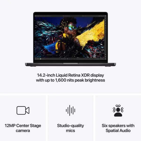 Apple MacBook Pro, Apple M4 Pro Chip 12-Core CPU, 16-Core GPU, 24GB RAM, 512GB SSD, 14 Inch - Image 7