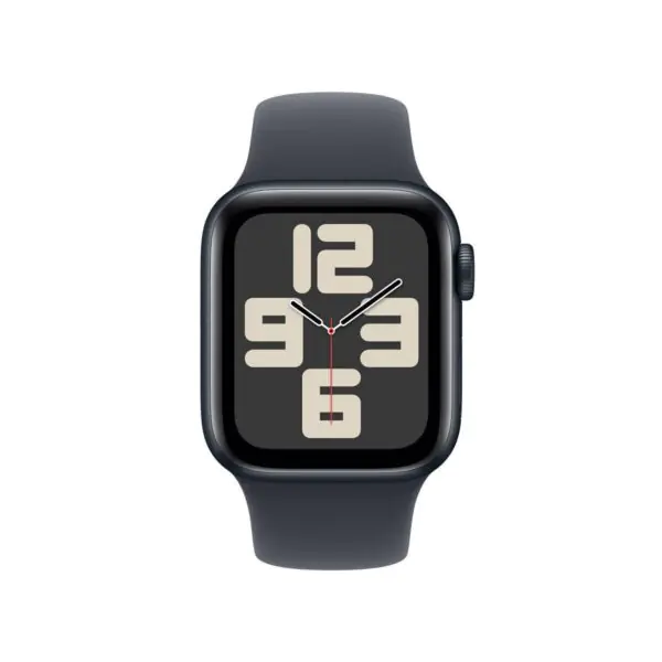 Apple Watch SE GPS, 40mm Midnight Aluminium Case with Sport Band - Image 2