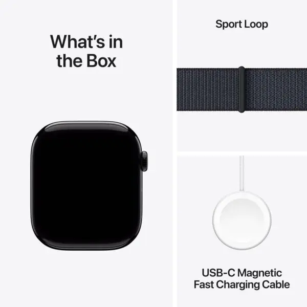 Apple Watch Series 10 GPS, 42mm AluminiumCase with Sport Band M/L - Image 8