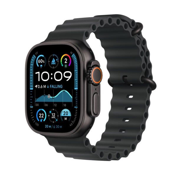 Apple Watch Ultra 2 GPS + Cellular, 49mm Titanium Case with Ocean Band