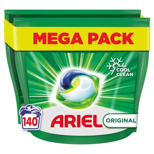 Ariel All in One Pods, 140 Wash - Image 2