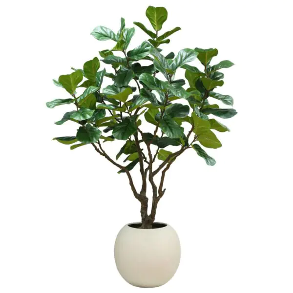 Artificial 8ft Fig Tree in Planter - Image 4