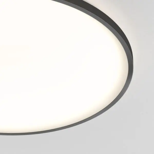 Artika Europa 21  LED Flush mount with Remote in Black - Image 3