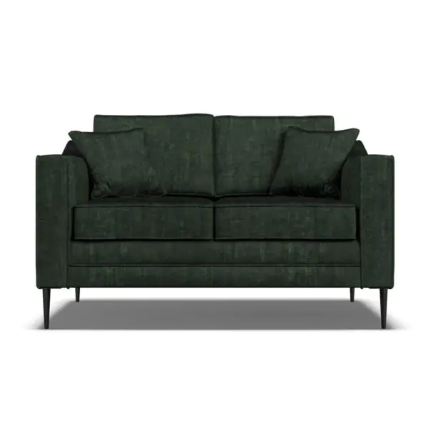 Aspen Green Velvet 2 Seater Sofa - Image 4