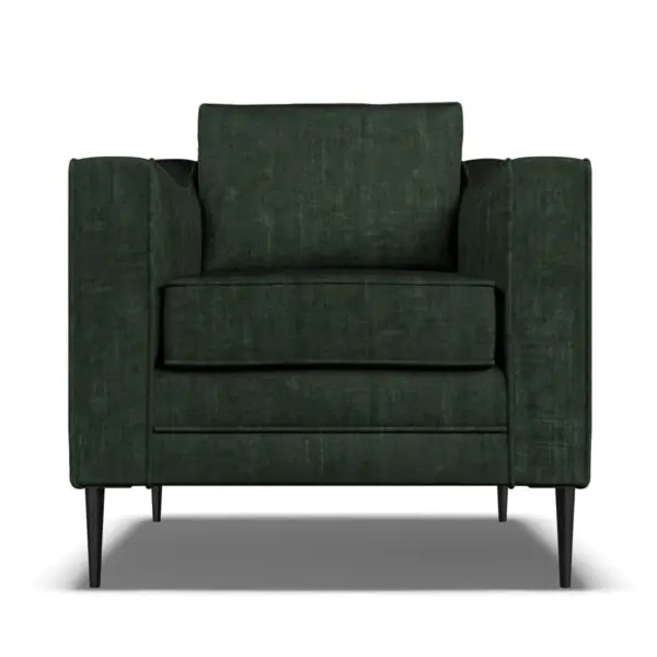 Aspen Green Velvet Armchair - Image 4