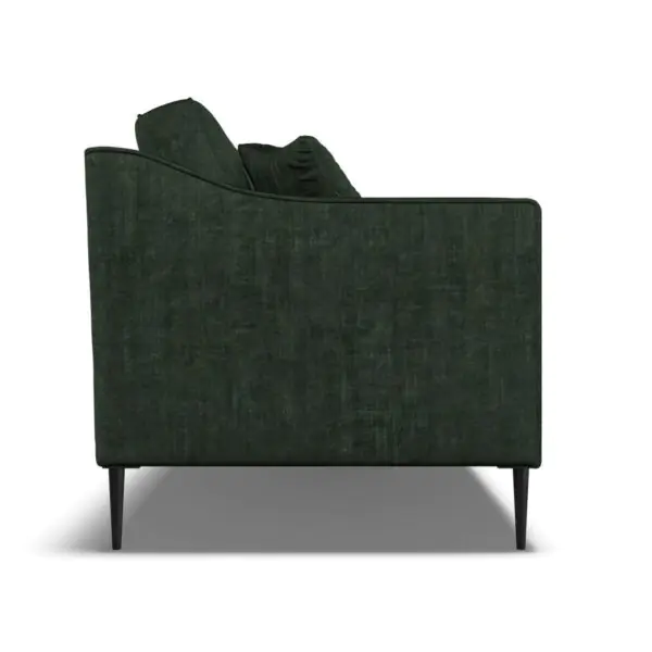 Aspen Green Velvet Large 2 Seater Sofa - Image 5