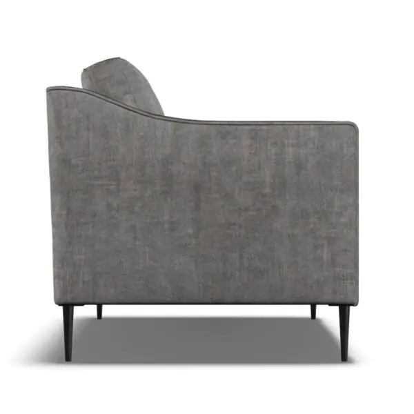 Aspen Grey Velvet Armchair - Image 5