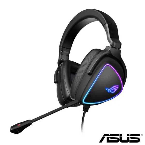 Asus ROG Delta S Wired RGB Gaming Headset with AI noise cancelling mic, 90YH02K0-B2UA00