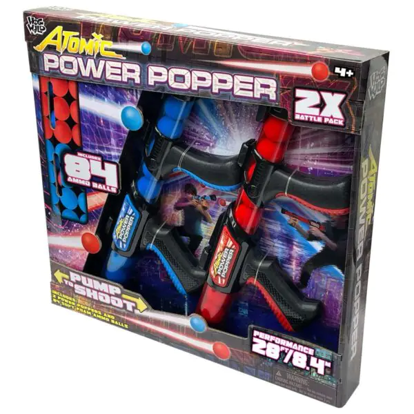 Atomic Power Popper 2 Blaster Battle Pack With 84 Foam Balls (4+ Years) - Image 3