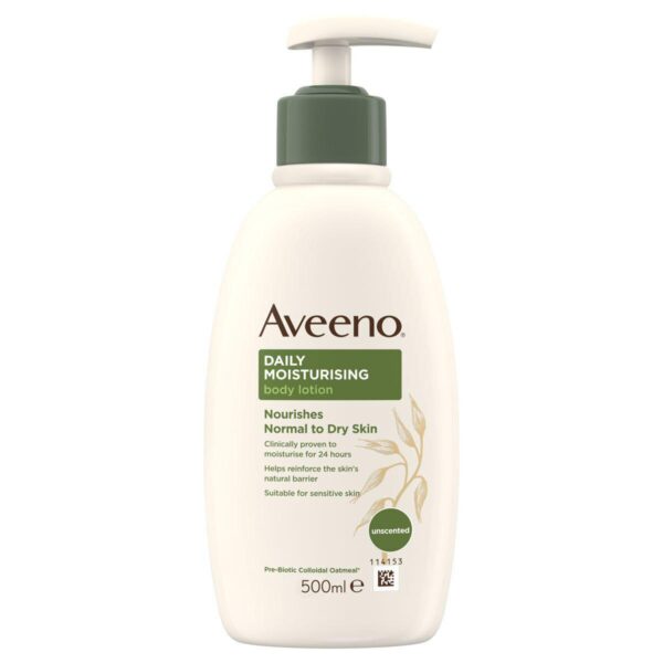 Aveeno Daily Moisturising Body Lotion, 2 x 500ml - Image 2