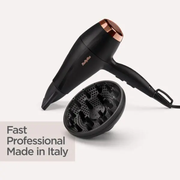 BaByliss Italian Power Pro 2000 High Speed Hair Dryer, 5915U - Image 2